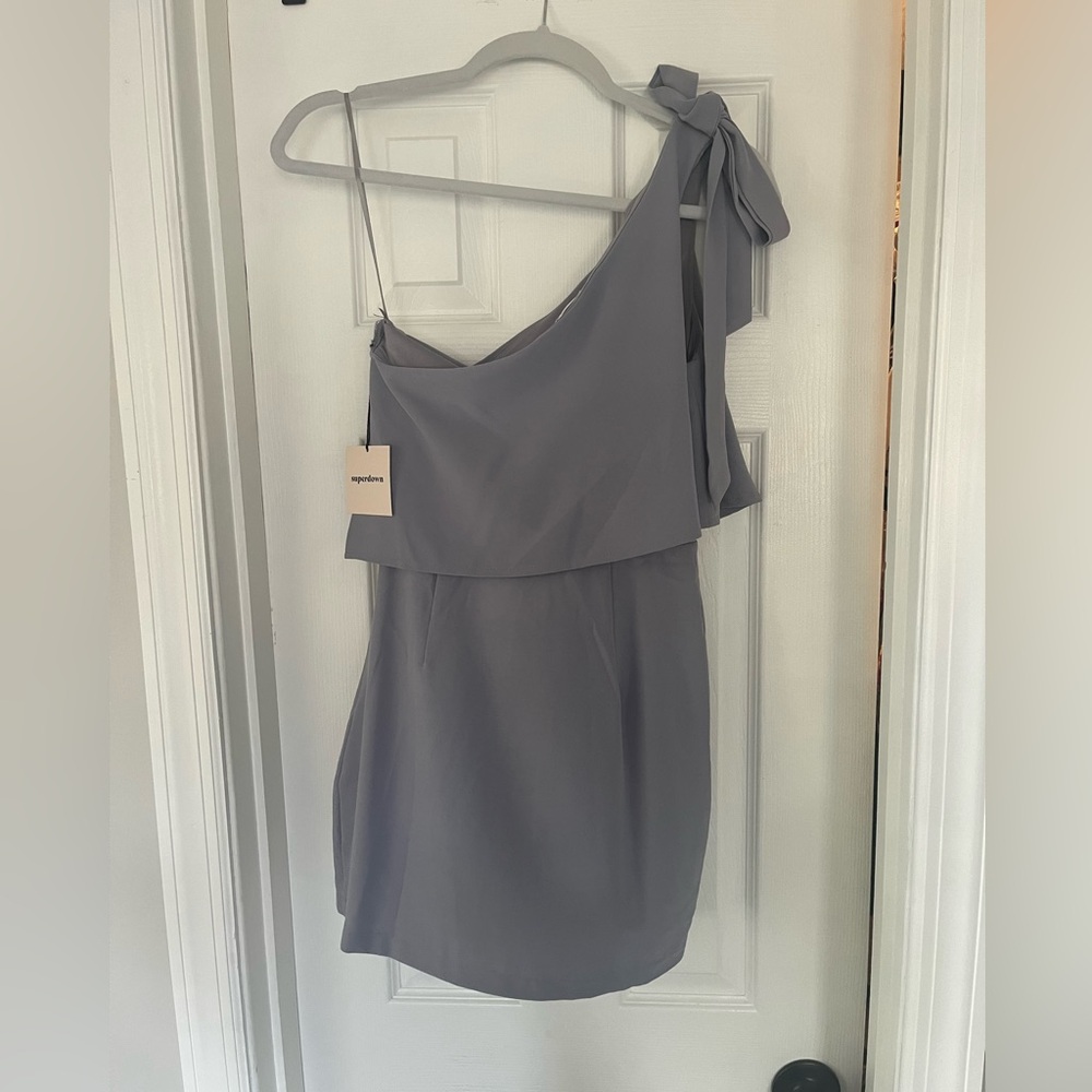 Revolve superdown mini blue dress